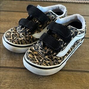 Vans Velcro shoes, toddler 7